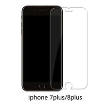 Load image into Gallery viewer, Protective tempered glass for iphone 7 6 6 6s 8 plus 11 pro XS max XR glass iphone 7 8 x screen protector glass on iphone 7 6S 8