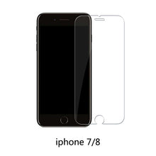 Load image into Gallery viewer, Protective tempered glass for iphone 7 6 6 6s 8 plus 11 pro XS max XR glass iphone 7 8 x screen protector glass on iphone 7 6S 8