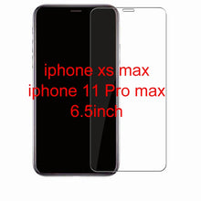 Load image into Gallery viewer, Protective tempered glass for iphone 7 6 6 6s 8 plus 11 pro XS max XR glass iphone 7 8 x screen protector glass on iphone 7 6S 8